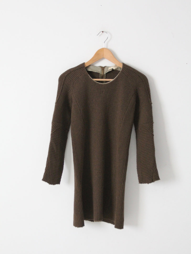 vintage Etoile Isabel Marant knit dress brown mini sweater