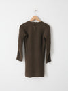 vintage Etoile Isabel Marant knit dress brown mini sweater