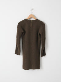 vintage Etoile Isabel Marant knit dress brown mini sweater