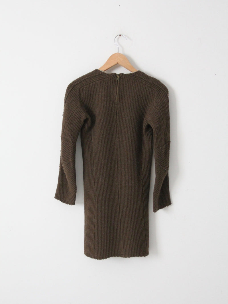 vintage Etoile Isabel Marant knit dress brown mini sweater