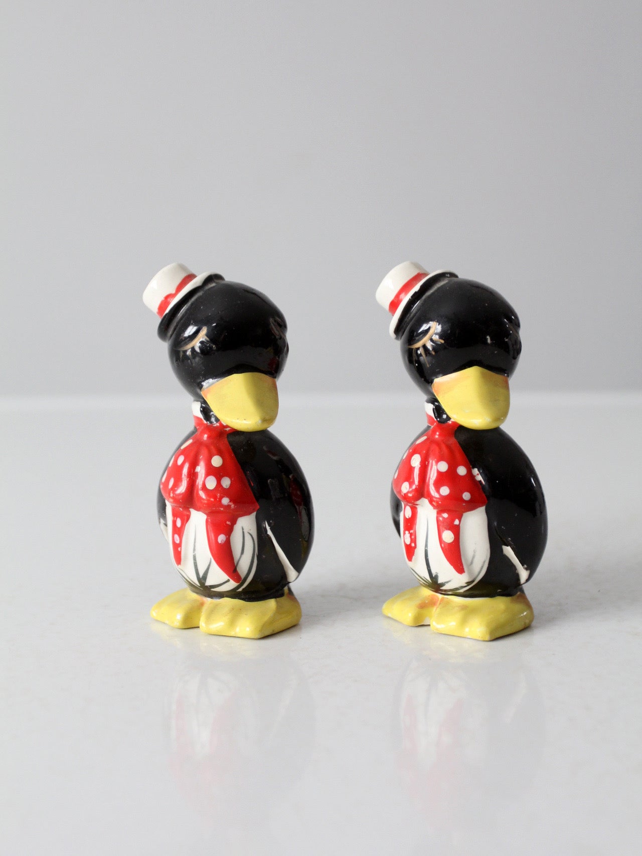 mid-century penguin salt & pepper shakers