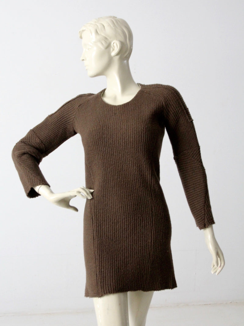 vintage Etoile Isabel Marant knit dress brown mini sweater