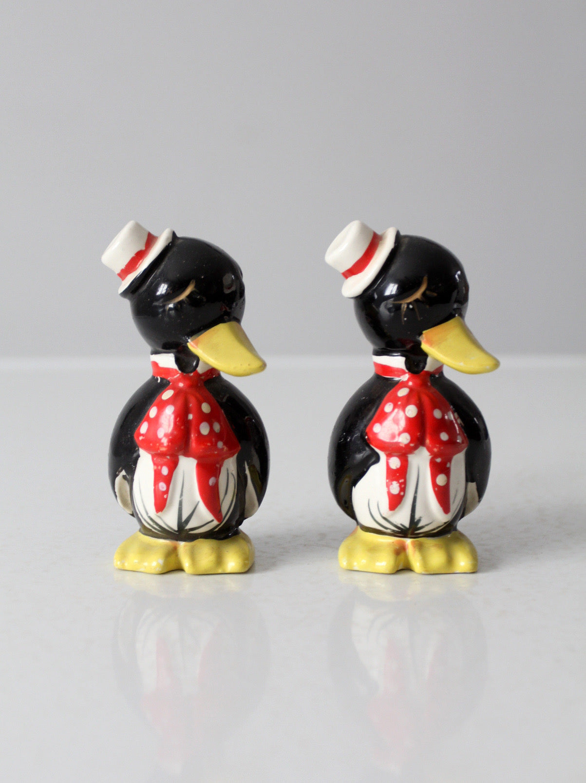 mid-century penguin salt & pepper shakers