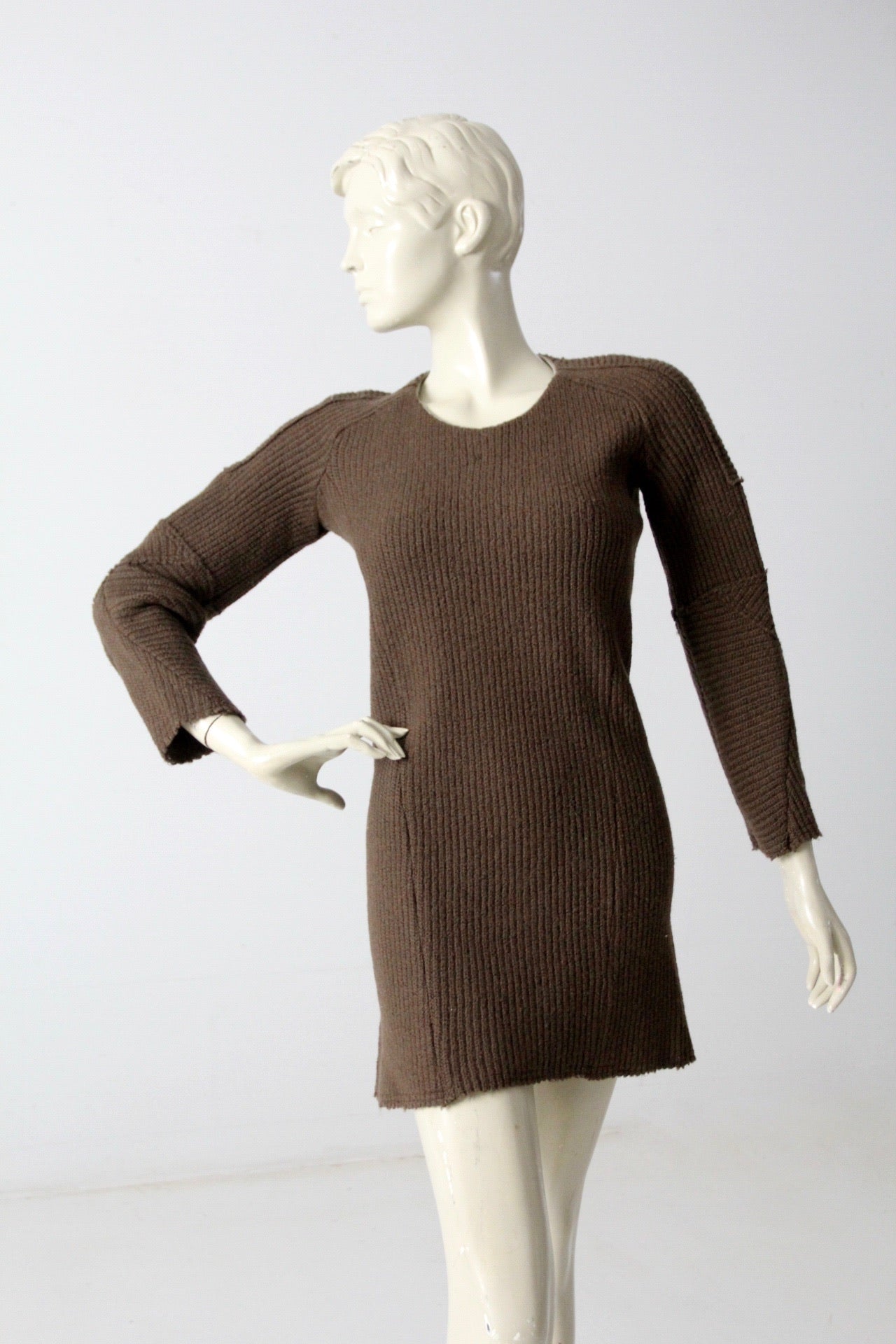 vintage Etoile Isabel Marant knit dress brown mini sweater