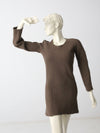 vintage Etoile Isabel Marant knit dress brown mini sweater