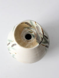 Clouds of Folsom handmade studio pottery vase