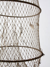 vintage fyke net, XL fishing net