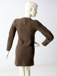 vintage Etoile Isabel Marant knit dress brown mini sweater