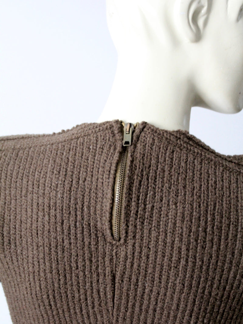 vintage Etoile Isabel Marant knit dress brown mini sweater