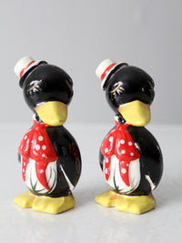 mid-century penguin salt & pepper shakers