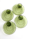 vintage 70s Indiana Glass Sunburst snack set