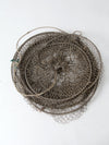 vintage fyke net, XL fishing net