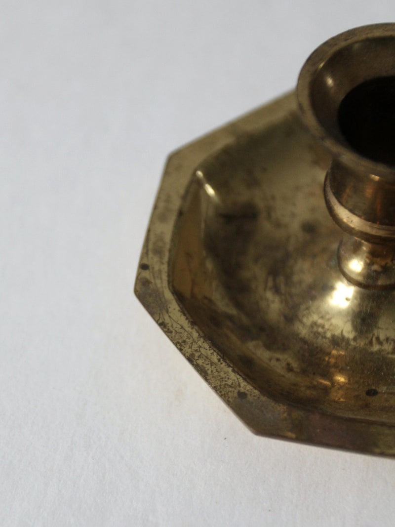 vintage brass chamberstick