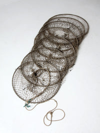 vintage fyke net, XL fishing net