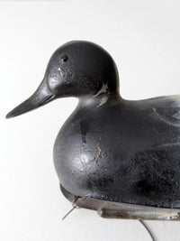 vintage Neumann & Bennetts Plasti-Duk scaup decoy