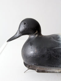 vintage Neumann & Bennetts Plasti-Duk scaup decoy