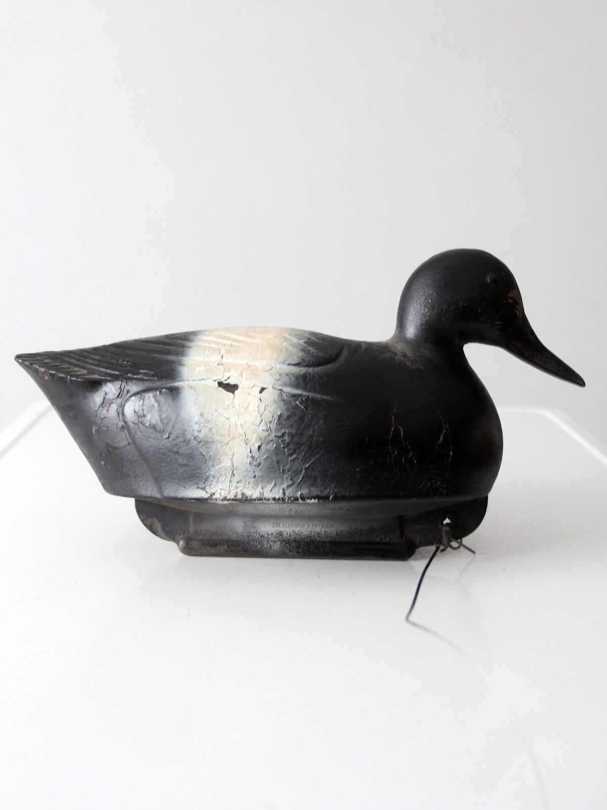 vintage Neumann & Bennetts Plasti-Duk scaup decoy