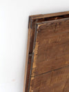 vintage oak beveled mirror