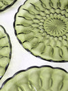 vintage 70s Anchor Hocking Fairfield snack plate and cup set of 8