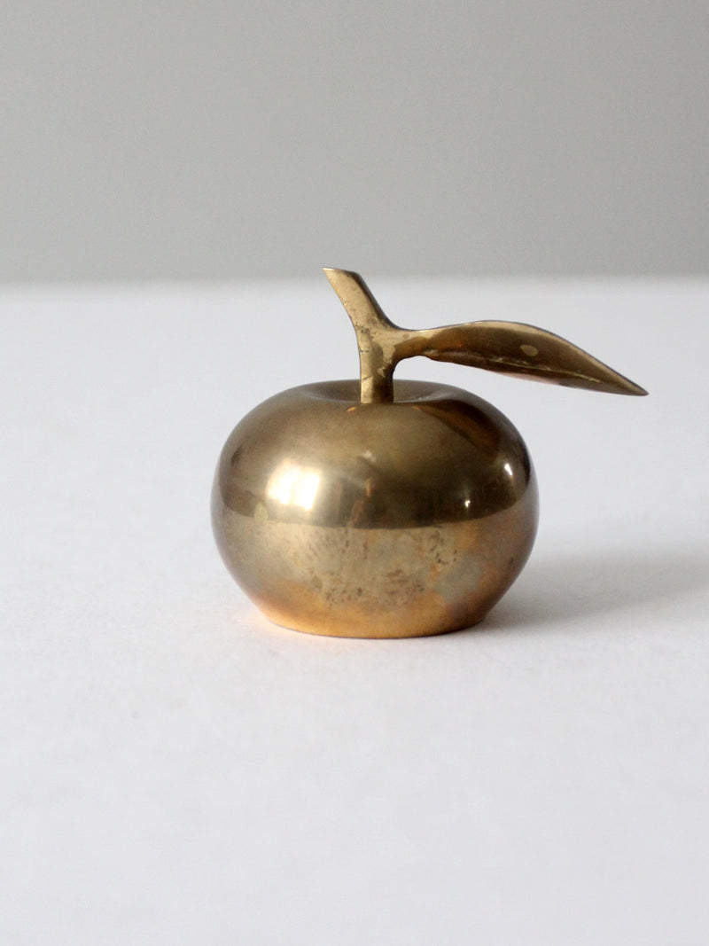 mid century brass apple bell