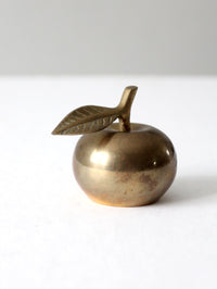 mid century brass apple bell