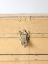 antique wooden steamer trunk