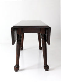 early American style drop leaf dining table