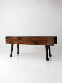 early American style drop leaf dining table