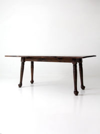 early American style drop leaf dining table