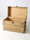 antique wooden steamer trunk