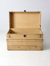antique wooden steamer trunk