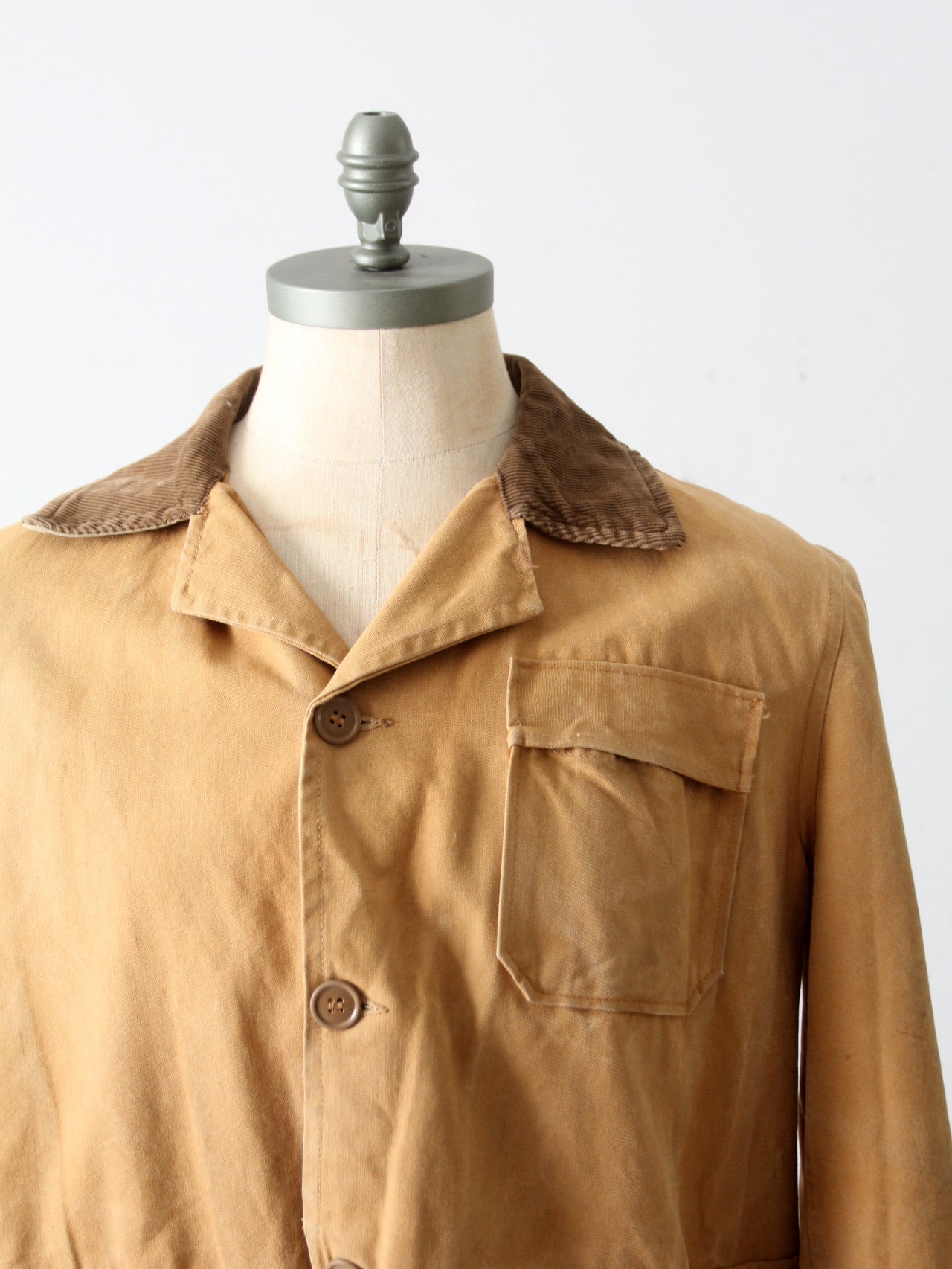 美品 AGE OLD 30s Style Hunting Veat カーハート Vintage NOS Carhartt Mens Brown Duck Hunting Coat Removable Game