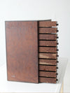 antique phenolic tool chest
