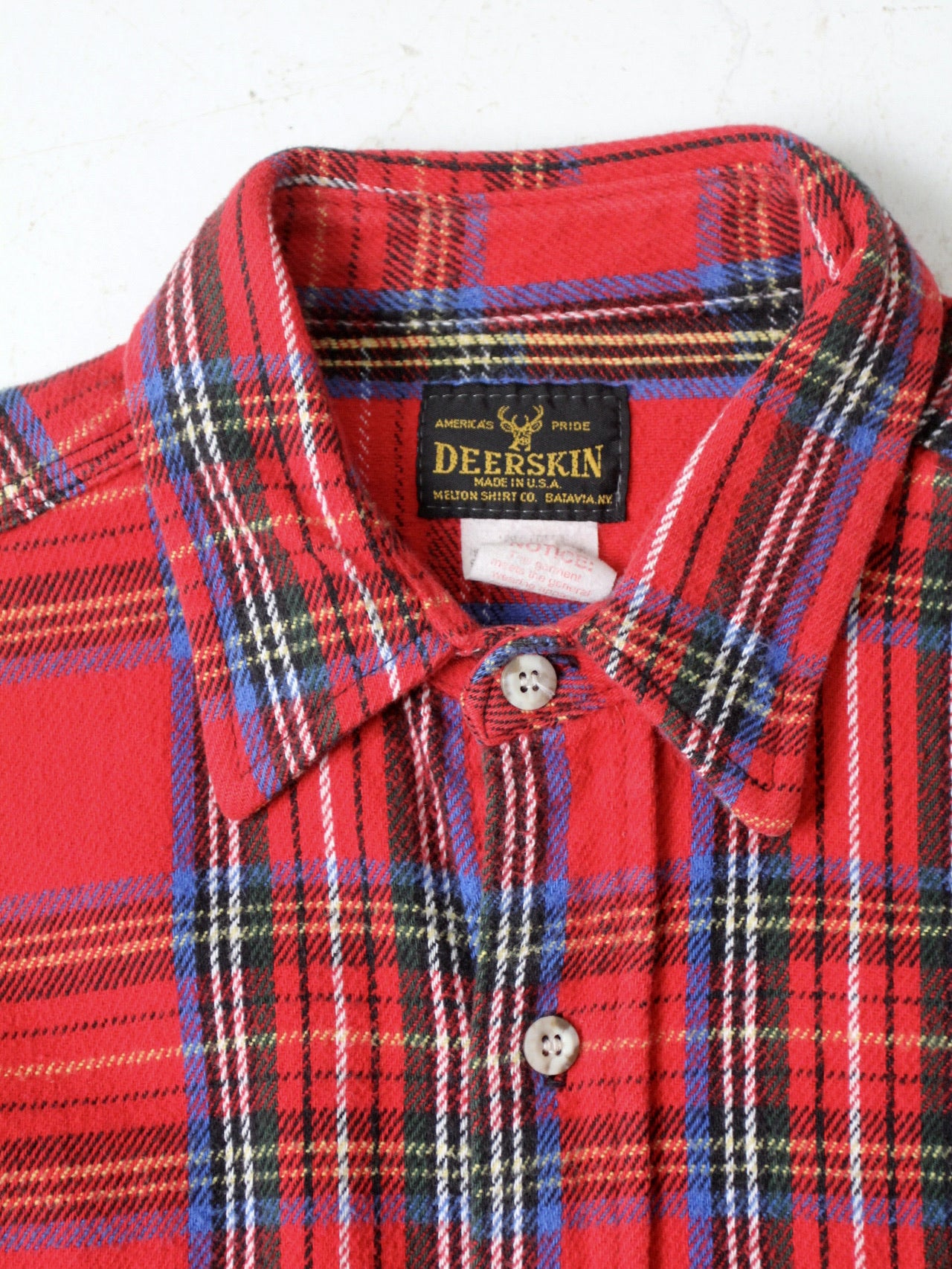 vintage 60s Deerskin by Melton red plaid shirt – 86 Vintage