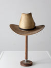 vintage Bailey woven cowboy hat