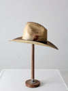 vintage Bailey woven cowboy hat