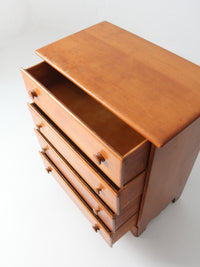 vintage wood chest of drawers