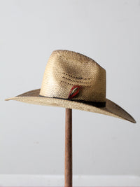 vintage Bailey woven cowboy hat