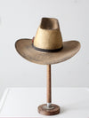 vintage Bailey woven cowboy hat