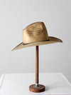 vintage Bailey woven cowboy hat