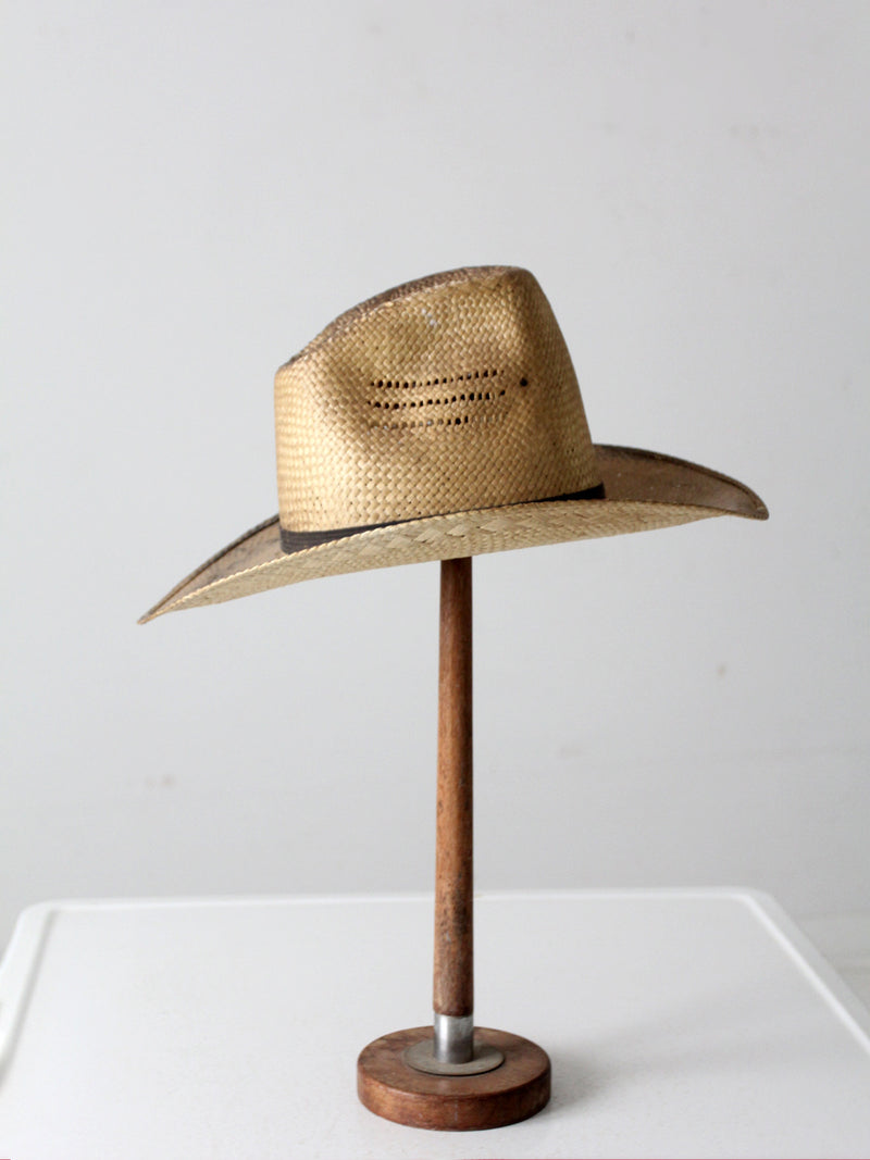 vintage Bailey woven cowboy hat