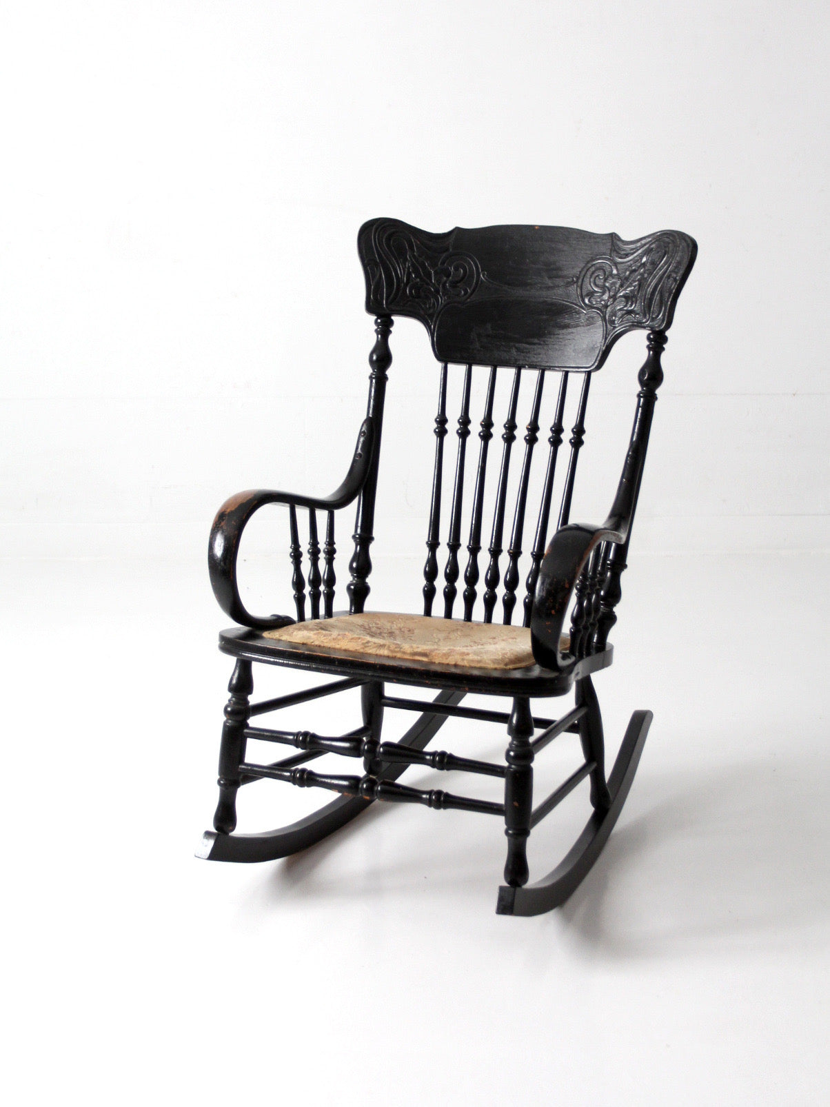 antique Art Nouveau rocking chair