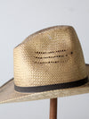 vintage Bailey woven cowboy hat