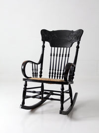 antique Art Nouveau rocking chair