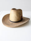 vintage Bailey woven cowboy hat