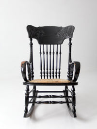 antique Art Nouveau rocking chair