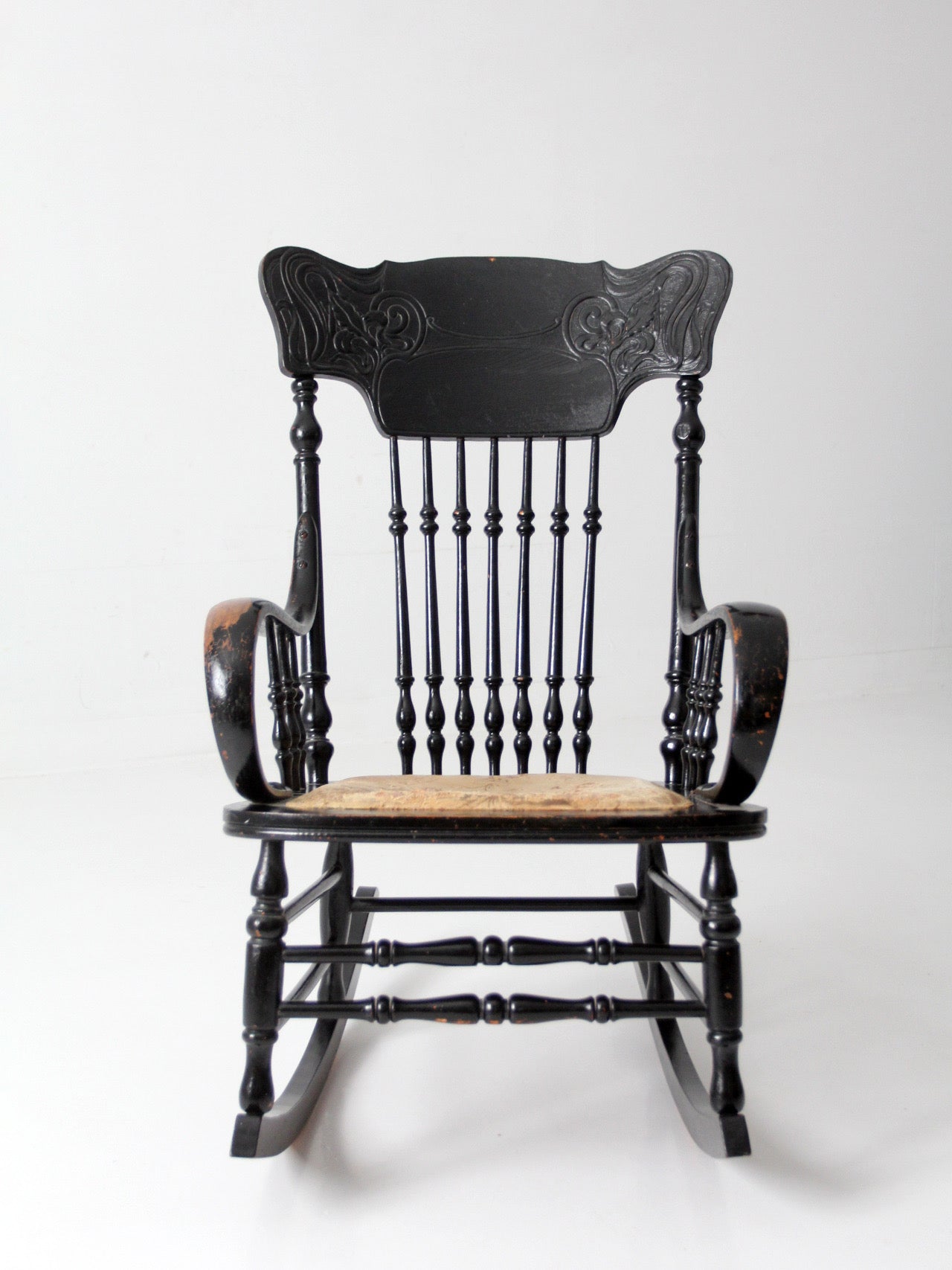 antique Art Nouveau rocking chair