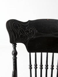 antique Art Nouveau rocking chair