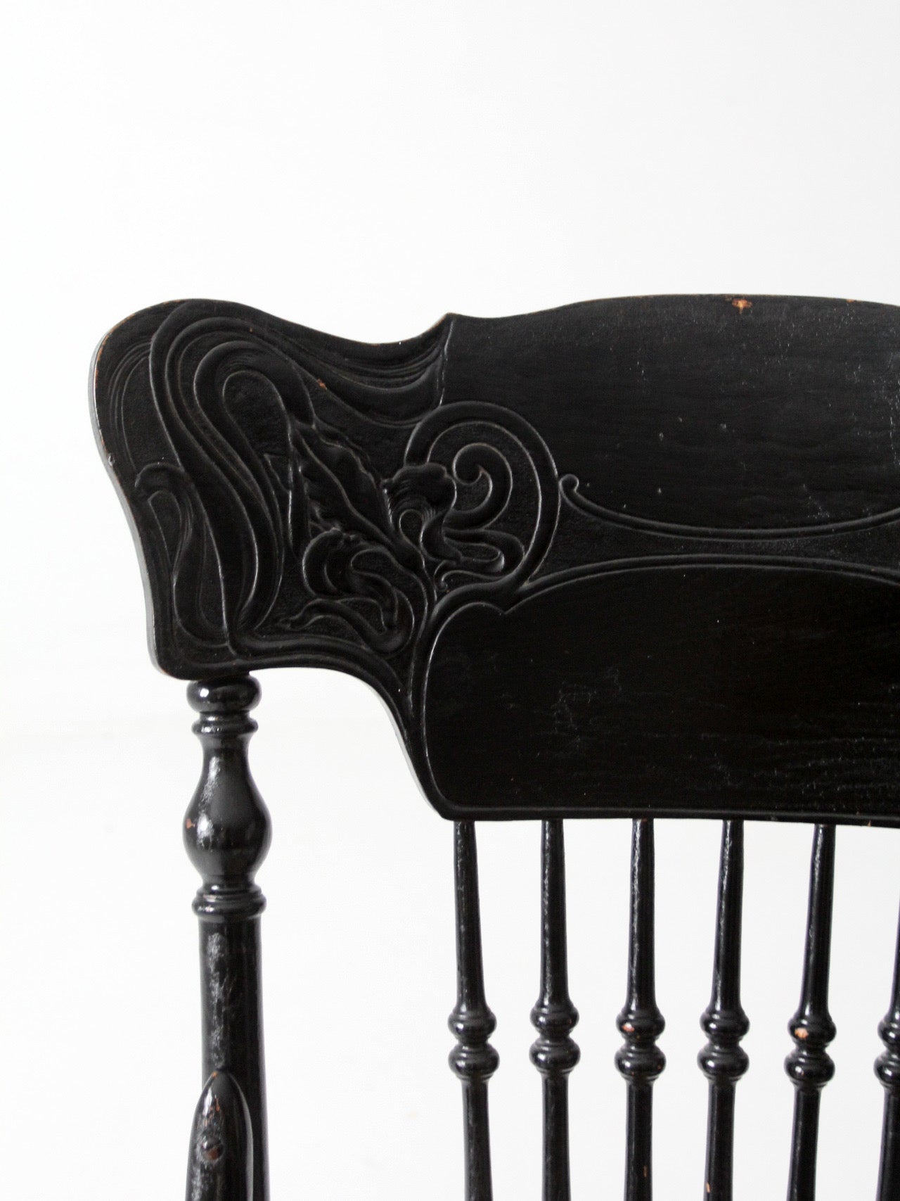 antique Art Nouveau rocking chair