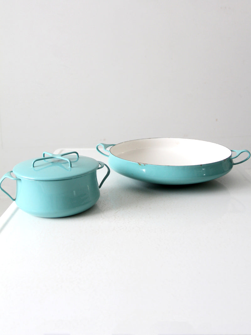 mid-century Dansk Kobenstyle pans pair
